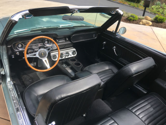 1965 Green Ford Mustang Convertible