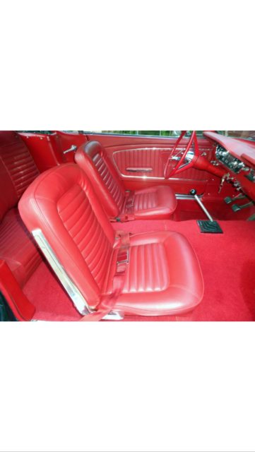 1965 Black Ford Mustang Convertible