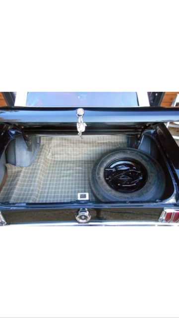 1965 Black Ford Mustang Convertible