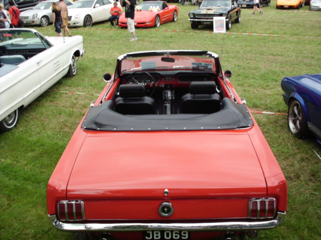 1965 rangoon Red Ford Mustang Convertible