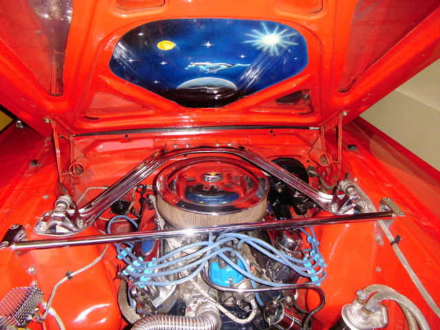 1965 rangoon Red Ford Mustang Convertible