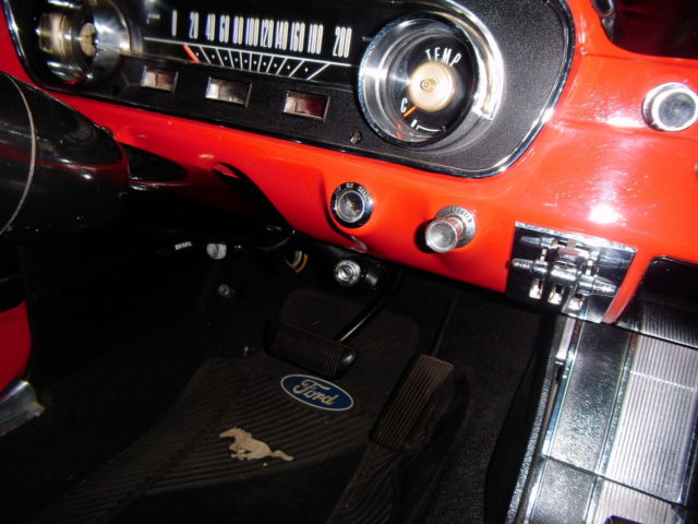 1965 rangoon Red Ford Mustang Convertible