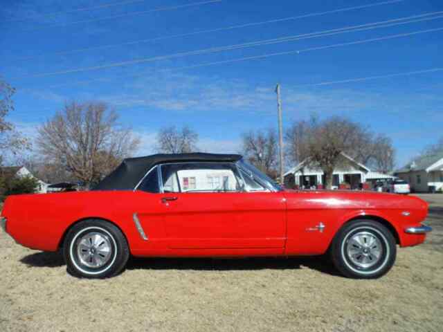 1965 Red Ford Mustang Convertible