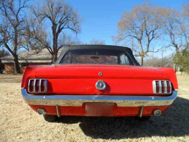 1965 Red Ford Mustang Convertible