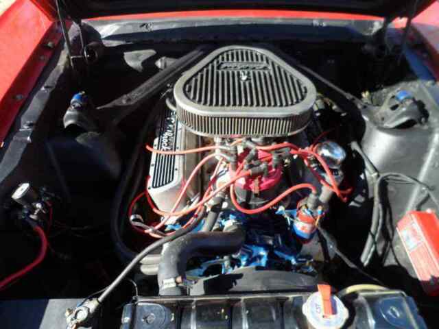 1965 Red Ford Mustang Convertible