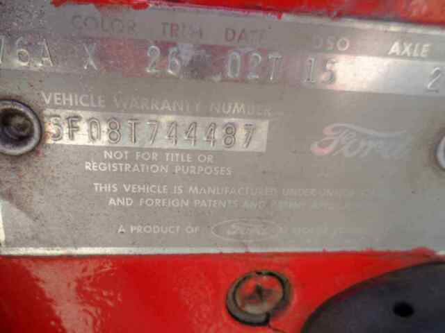 1965 Red Ford Mustang Convertible