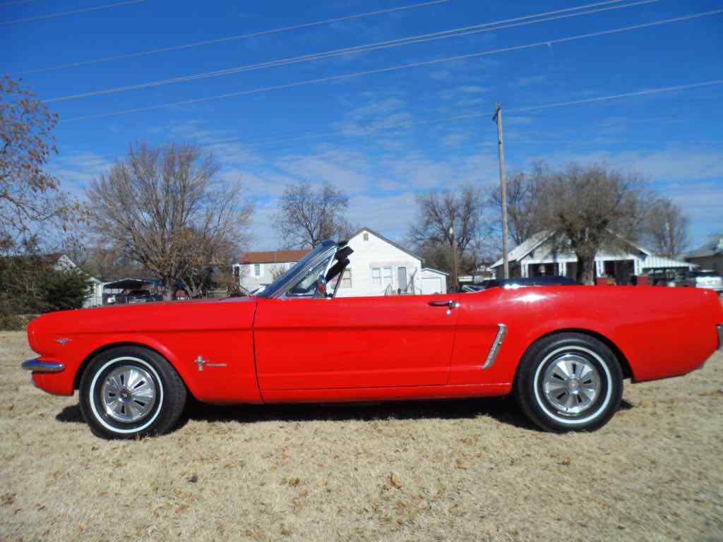 1965 Red Ford Mustang Convertible