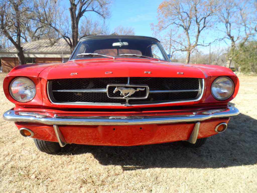 1965 Red Ford Mustang Convertible