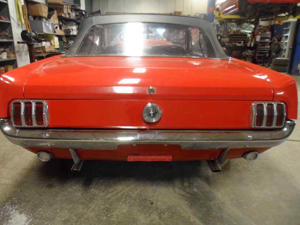 1965 Red Ford Mustang Convertible