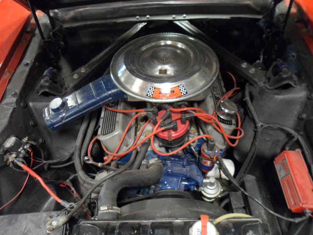 1965 Red Ford Mustang Convertible