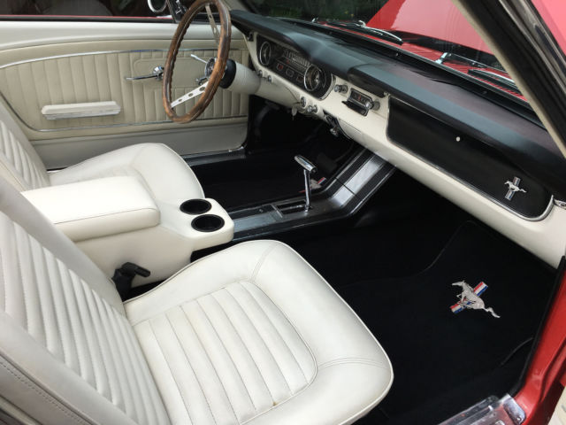 1965 Red Ford Mustang Convertible