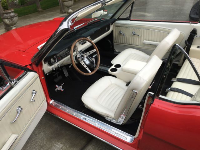 1965 Red Ford Mustang Convertible