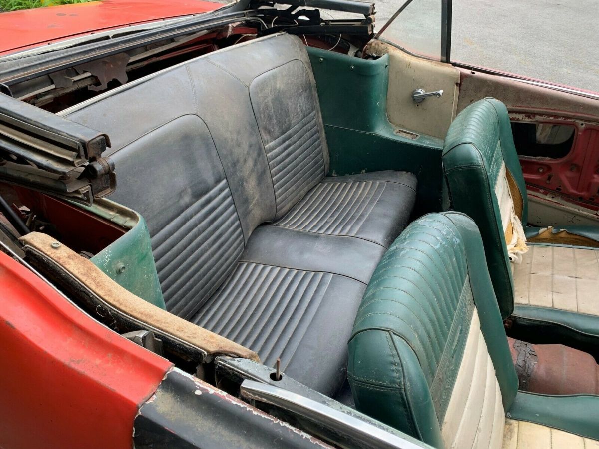 1965 Red Ford Mustang Convertible