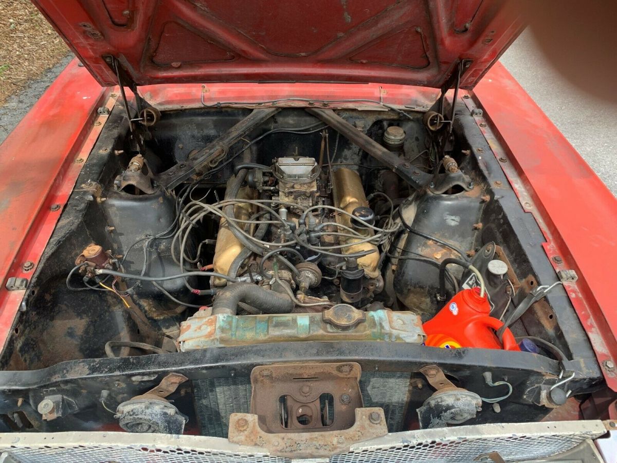 1965 Red Ford Mustang Convertible