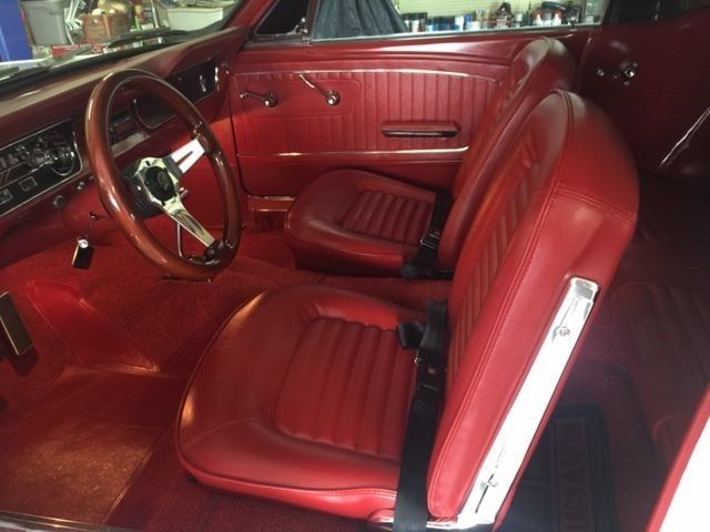 1965 White Ford Mustang Coupe