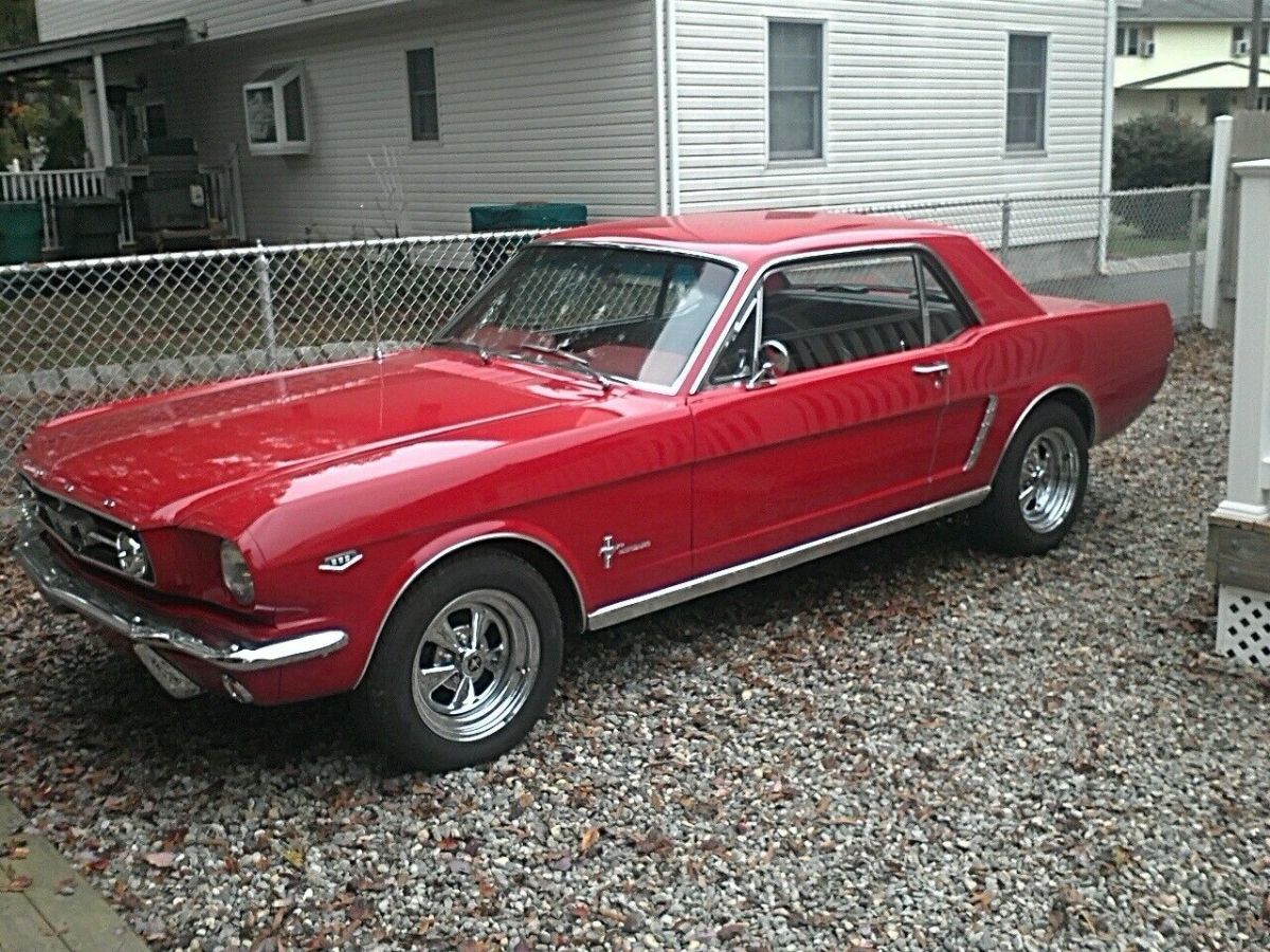 1965 Red Ford Mustang Coupe