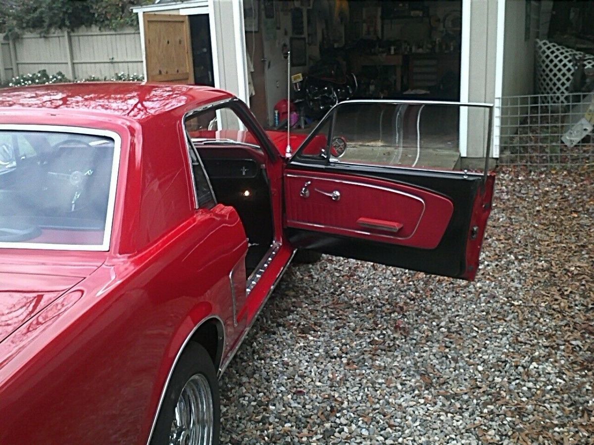 1965 Red Ford Mustang Coupe