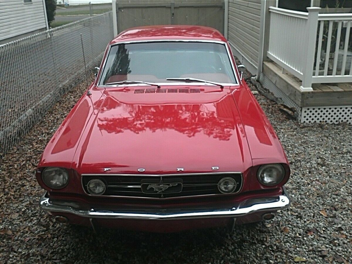 1965 Red Ford Mustang Coupe