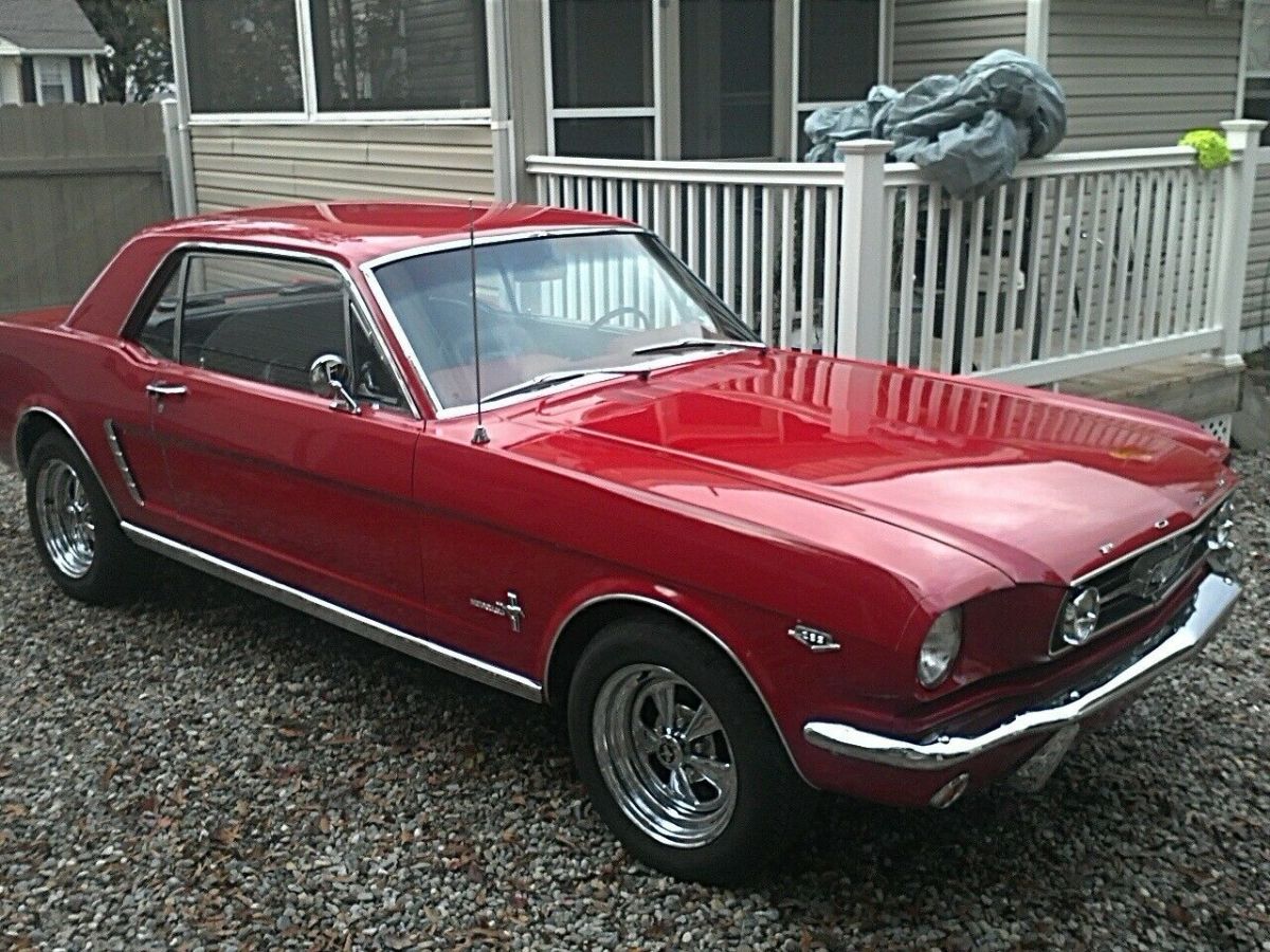 1965 Red Ford Mustang Coupe