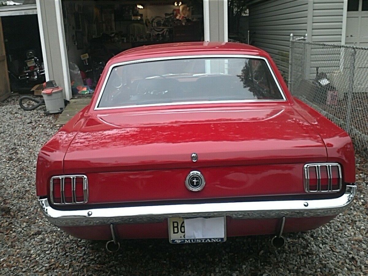 1965 Red Ford Mustang Coupe