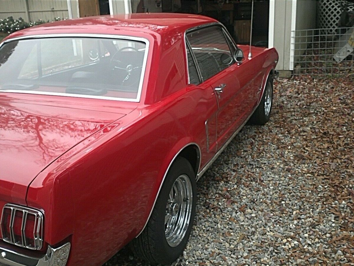 1965 Red Ford Mustang Coupe
