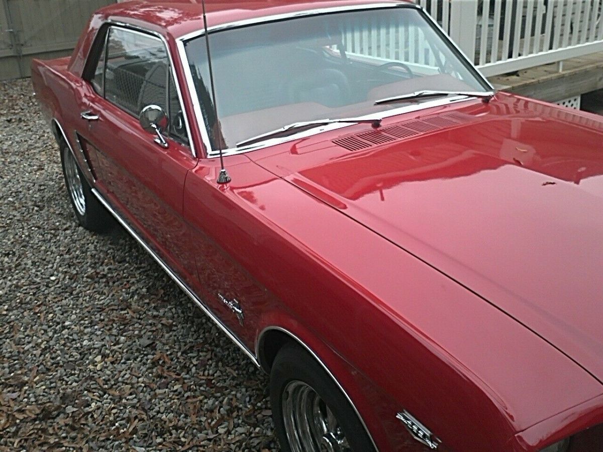 1965 Red Ford Mustang Coupe