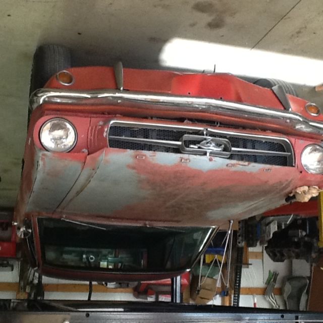 1965 Red Ford Mustang Coupe