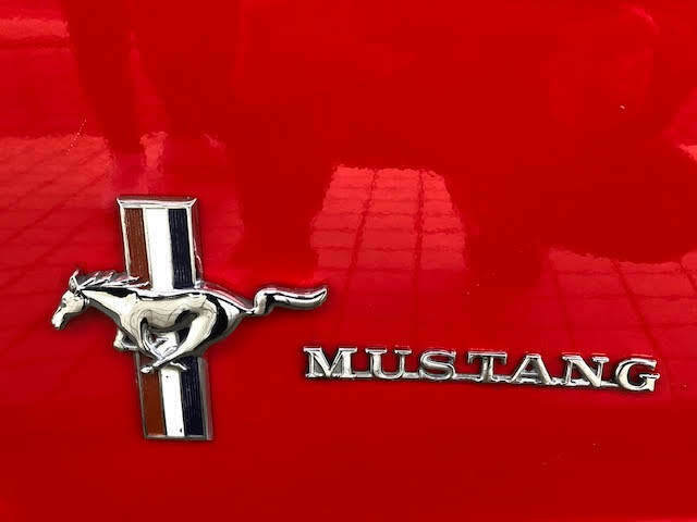 1965 Red Ford Mustang Coupe