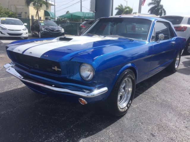 1965 Blue Ford Mustang Coupe