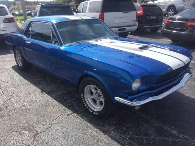 1965 Blue Ford Mustang Coupe