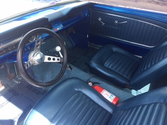 1965 Blue Ford Mustang Coupe