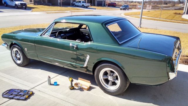 1965 Green Ford Mustang Coupe