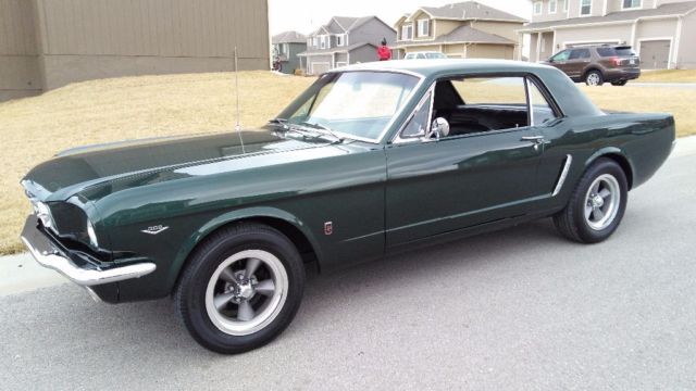 1965 Green Ford Mustang Coupe