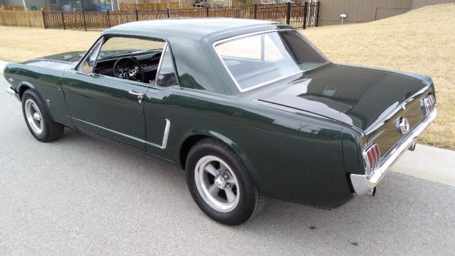 1965 Green Ford Mustang Coupe