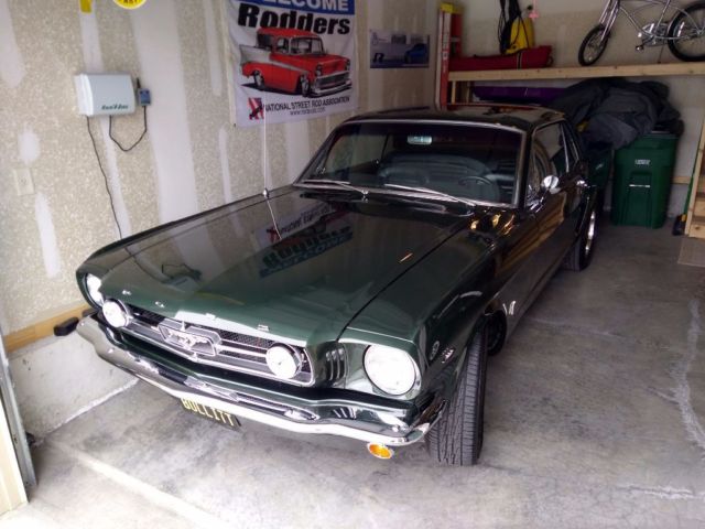 1965 Green Ford Mustang Coupe