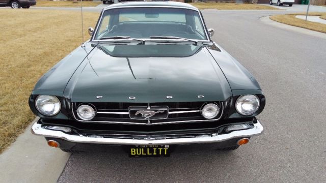 1965 Green Ford Mustang Coupe