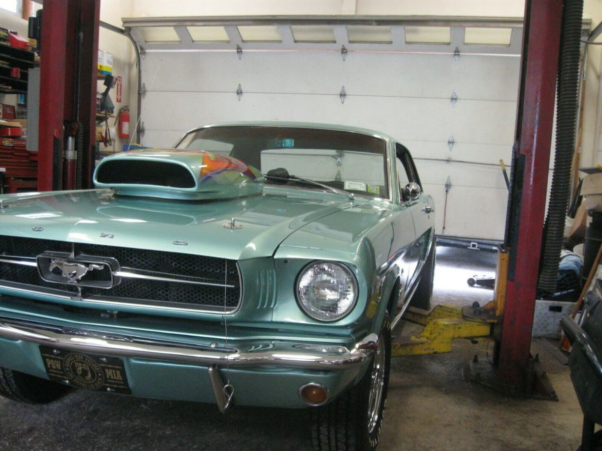 1965 Green Ford Mustang Coupe