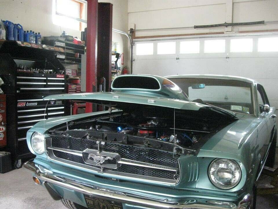 1965 Green Ford Mustang Coupe