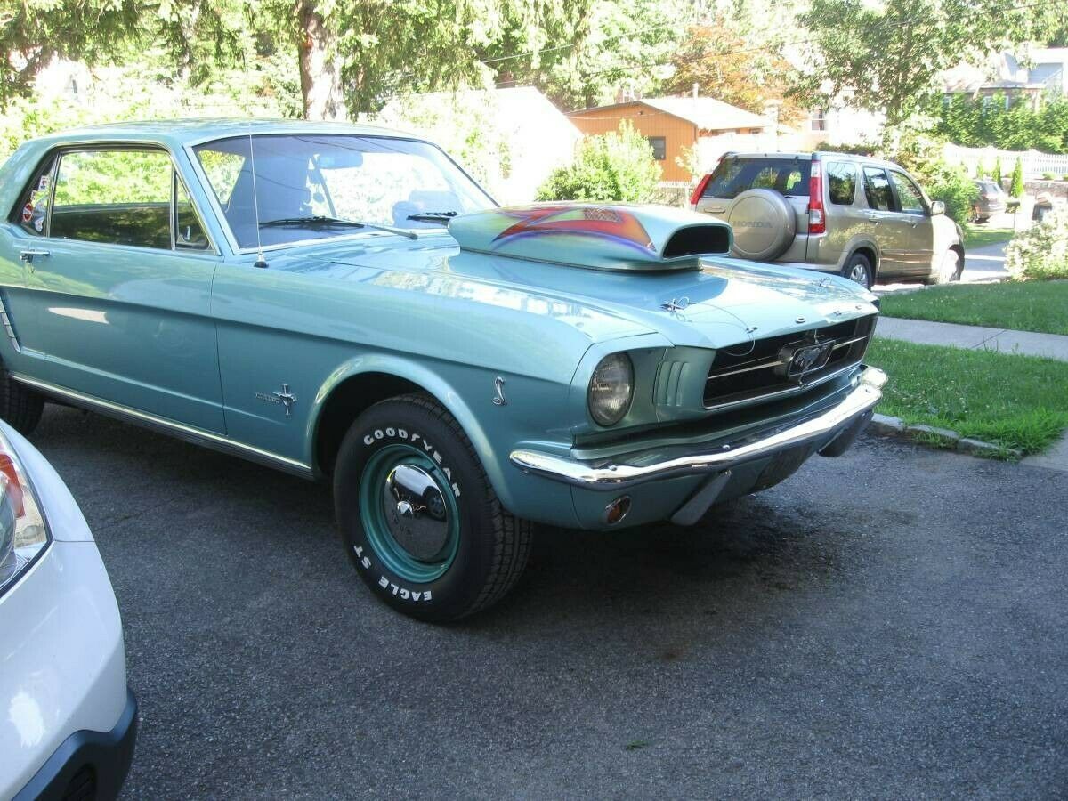 1965 Green Ford Mustang Coupe
