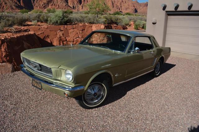 1966 Green Ford Mustang Coupe
