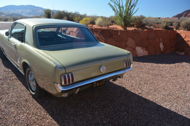 1966 Green Ford Mustang Coupe