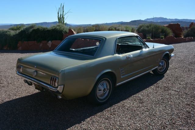 1966 Green Ford Mustang Coupe