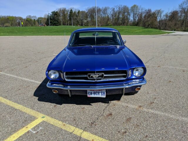 1965 Blue Ford Mustang Coupe