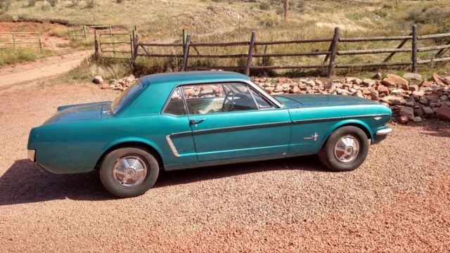 1965 Blue Ford Mustang Coupe