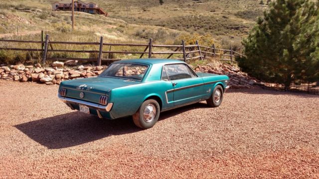 1965 Blue Ford Mustang Coupe