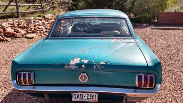 1965 Blue Ford Mustang Coupe