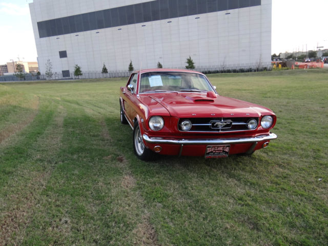 1965 Red Ford Mustang Coupe