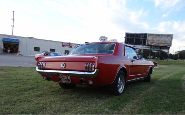 1965 Red Ford Mustang Coupe