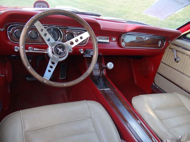 1965 Red Ford Mustang Coupe