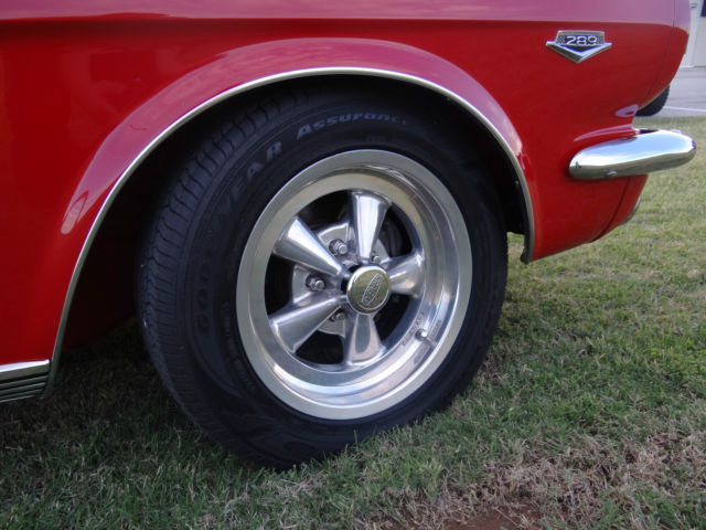 1965 Red Ford Mustang Coupe